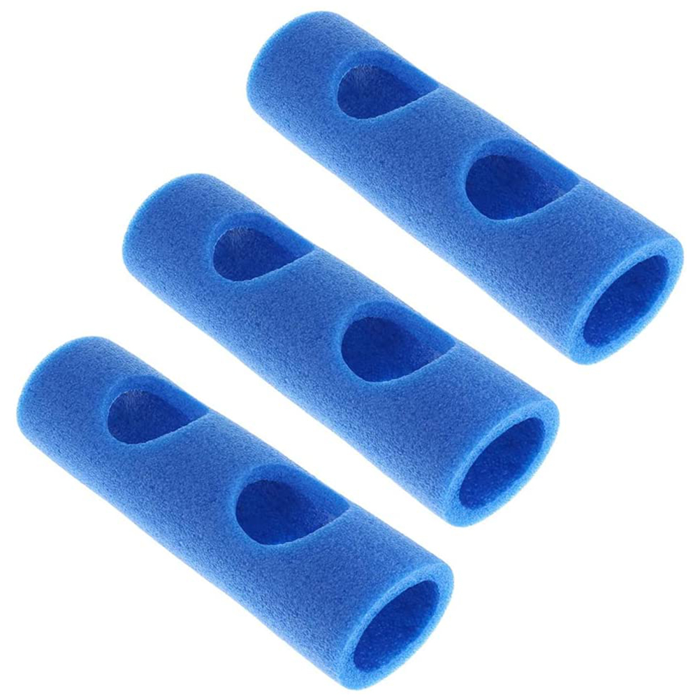 Foam Pool Noodle - 3er-Set Schwimmstangenverbinder EPE mit 2 Kreuzlöchern,
