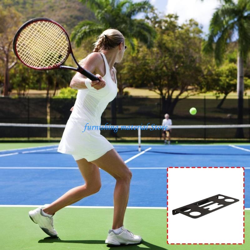 Sports Equipment For Tennis - Y5GD Modernes Eisen-Tennisschläger-Wandregal für ordentliche Aufbewahrung