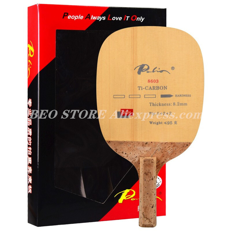 Cricket Bat Tape Ball - PALIO 8603 Carbon Titan Tischtennis Klinge