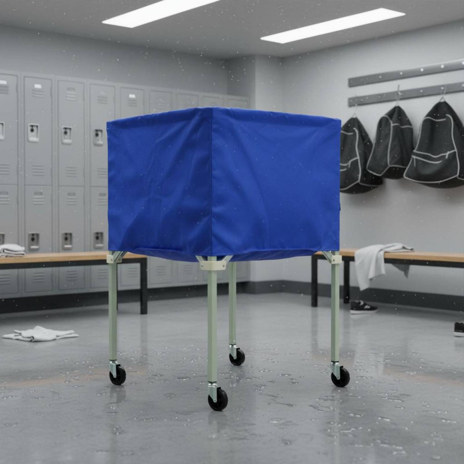 Sports Equipment Organizer - Ballfahrzeug-Abdeckung, wasserdichte Sportfahrzeug-Abdeckung, Rollball-Rack mit Rädern,