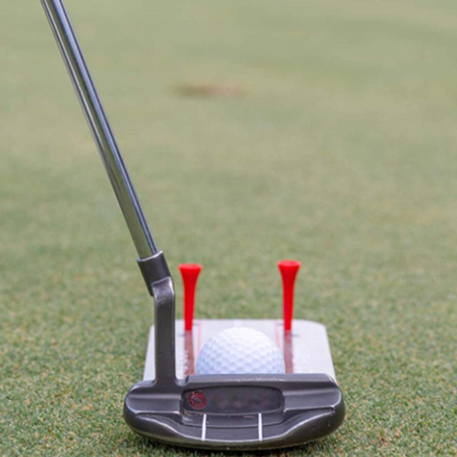 Golf Putting Mat - Golf-Putting-Hilfsmittel für Ausrichtung und Schwungtraining, für