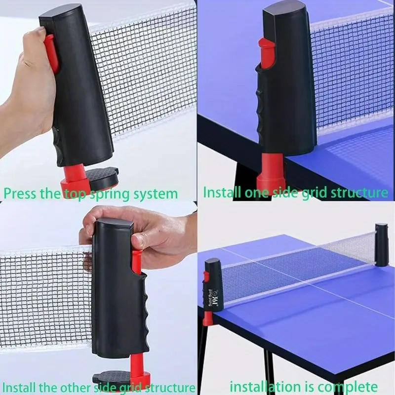 Sports Equipment For Tennis - 2025 heißes Tischtennisnetz überall einziehbares Rack