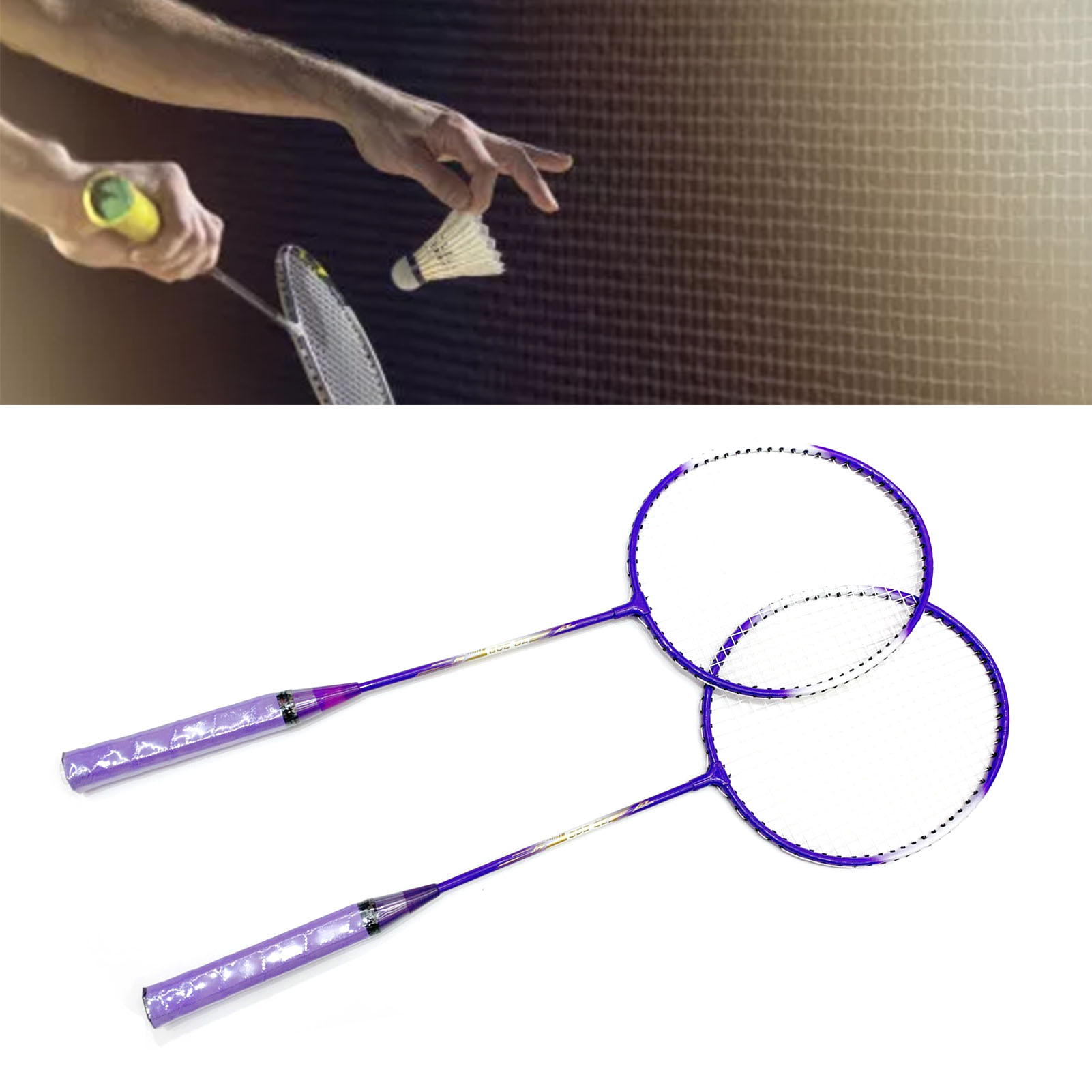 Sports Equipment For Badminton - Badmintonschläger-Set mit Tragetasche, Outdoor-Sport, Fitnessgeräte, leichte