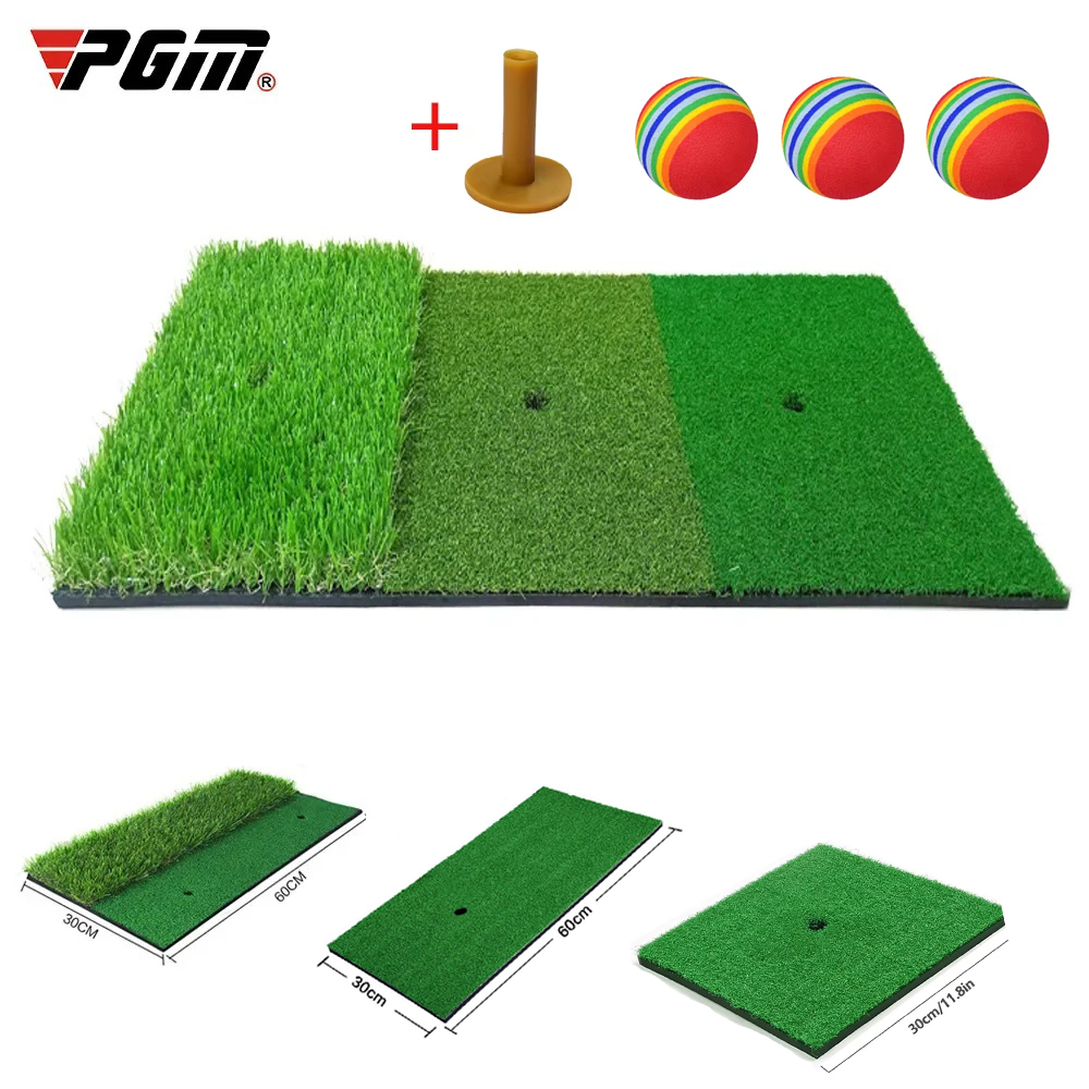 Golf Putting Mat - PGM Golf-Schlagmatte, Kunstrasen, Golf-Trainingshilfen, Golf-Tees, Golf