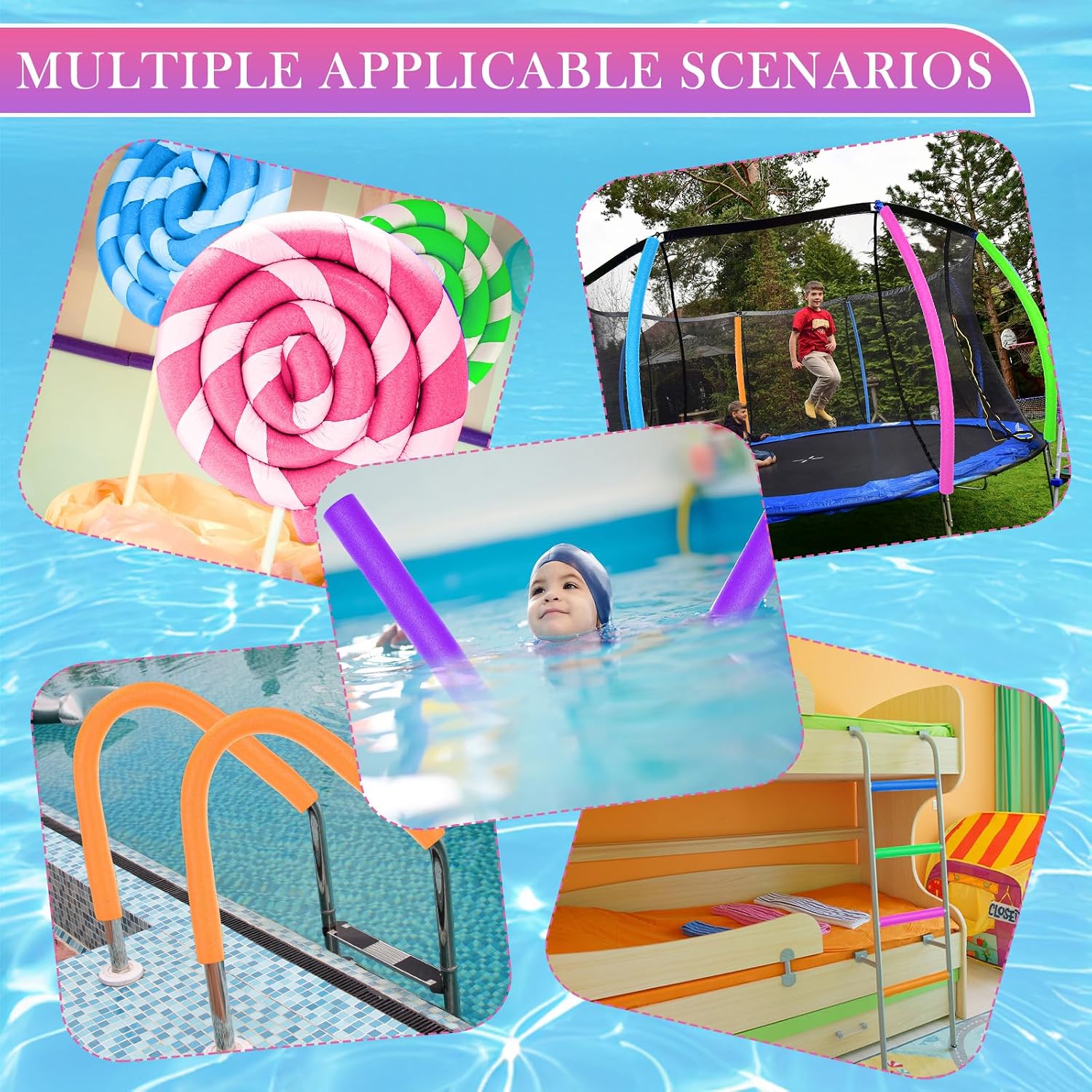 18er-Pack Schwimmnudeln, 39 x  – Foam Pool Noodle Bewertung und Preis