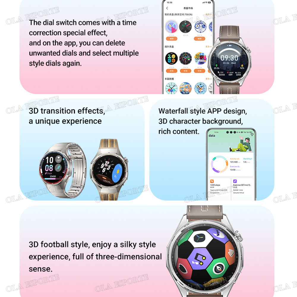 Herren-Smartwatch, für iPhone  – Sports Equipment In French Bewertung und Preis