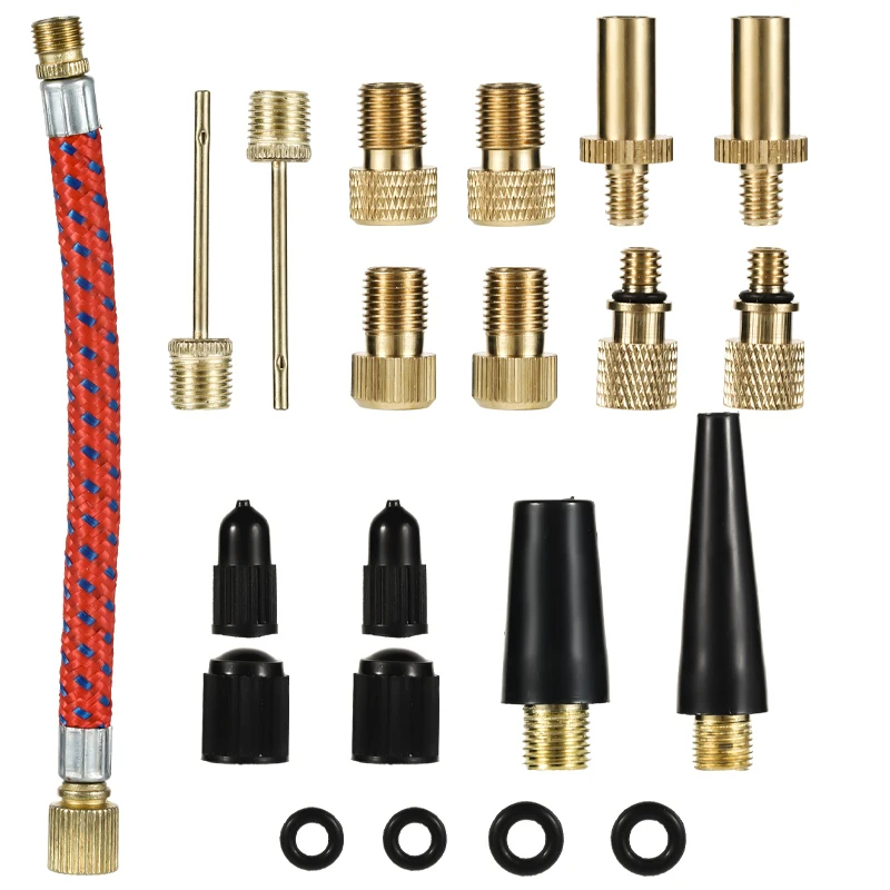 21PCS Fahrrad Reifen Inflator  – Basketball Pump Needle Bewertung und Preis