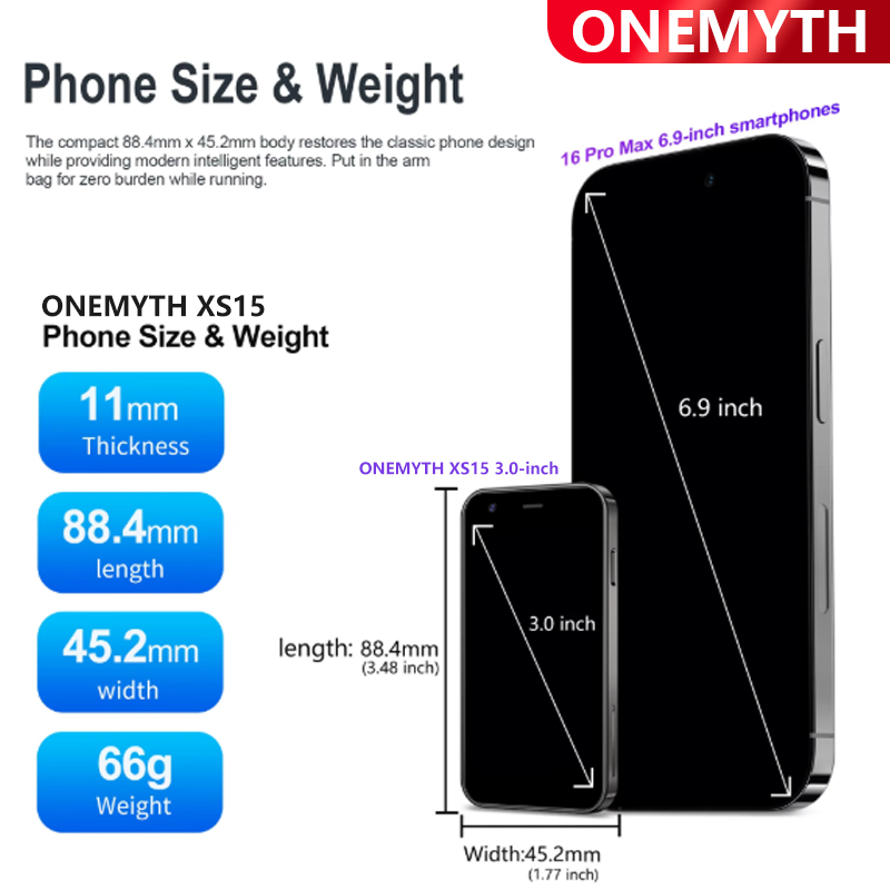 Mini-Smartphone mit 3,0-Zoll-B – Sports Equipment In French Bewertung und Preis